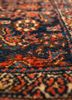 aalam blue wool hand knotted Rug - CloseUp aalam blue wool hand knotted Rug - CloseUp