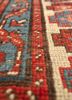 kiaan red and orange wool hand knotted Rug - CloseUp