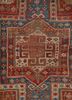 kiaan red and orange wool hand knotted Rug - CloseUp