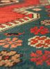 kiaan red and orange wool hand knotted Rug - CloseUp