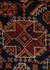 aalam blue wool hand knotted Rug - CloseUp aalam blue wool hand knotted Rug - CloseUp