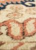 aalam pink and purple wool hand knotted Rug - CloseUp