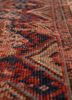 aalam red and orange wool flat weaves Rug - CloseUp aalam red and orange wool flat weaves Rug - CloseUp