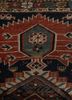 aalam blue wool flat weaves Rug - CloseUp