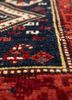 aalam blue wool flat weaves Rug - CloseUp aalam blue wool flat weaves Rug - CloseUp