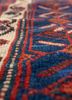 kiaan blue wool hand knotted Rug - CloseUp kiaan blue wool hand knotted Rug - CloseUp