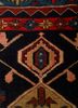 aalam blue wool hand knotted Rug - CloseUp