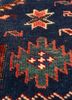 kiaan blue wool hand knotted Rug - CloseUp kiaan blue wool hand knotted Rug - CloseUp