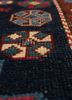 nayaab blue wool flat weaves Rug - CloseUp