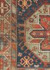 kiaan blue wool hand knotted Rug - CloseUp