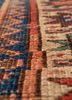 kiaan blue wool hand knotted Rug - CloseUp kiaan blue wool hand knotted Rug - CloseUp