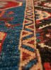 aalam blue wool hand knotted Rug - CloseUp aalam blue wool hand knotted Rug - CloseUp