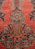 aalam red and orange wool hand knotted Rug - CloseUp aalam red and orange wool hand knotted Rug - CloseUp
