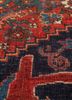 aalam red and orange wool hand knotted Rug - CloseUp aalam red and orange wool hand knotted Rug - CloseUp