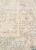 aalam ivory wool hand knotted Rug - CloseUp