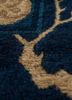 aalam grey and black wool hand knotted Rug - CloseUp aalam grey and black wool hand knotted Rug - CloseUp