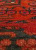 kiaan red and orange wool hand knotted Rug - CloseUp