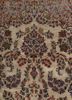 aalam ivory wool hand knotted Rug - CloseUp aalam ivory wool hand knotted Rug - CloseUp