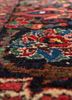 aalam red and orange wool hand knotted Rug - CloseUp aalam red and orange wool hand knotted Rug - CloseUp
