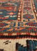 kiaan blue wool hand knotted Rug - CloseUp kiaan blue wool hand knotted Rug - CloseUp