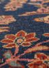 kiaan blue wool hand knotted Rug - CloseUp