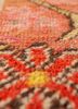 aalam red and orange wool hand knotted Rug - CloseUp aalam red and orange wool hand knotted Rug - CloseUp