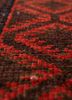 kiaan red and orange wool hand knotted Rug - CloseUp kiaan red and orange wool hand knotted Rug - CloseUp