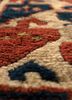 kiaan red and orange wool hand knotted Rug - CloseUp