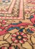 aalam red and orange wool hand knotted Rug - CloseUp aalam red and orange wool hand knotted Rug - CloseUp