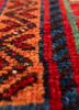kiaan red and orange wool hand knotted Rug - CloseUp kiaan red and orange wool hand knotted Rug - CloseUp