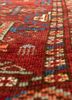 kiaan red and orange wool hand knotted Rug - CloseUp kiaan red and orange wool hand knotted Rug - CloseUp