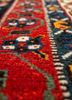 kiaan red and orange wool hand knotted Rug - CloseUp kiaan red and orange wool hand knotted Rug - CloseUp