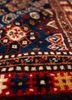 aalam red and orange wool hand knotted Rug - CloseUp aalam red and orange wool hand knotted Rug - CloseUp