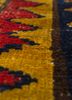 nuray red and orange wool hand knotted Rug - CloseUp nuray red and orange wool hand knotted Rug - CloseUp