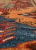 aalam beige and brown wool hand knotted Rug - CloseUp aalam beige and brown wool hand knotted Rug - CloseUp