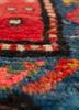 aalam pink and purple wool hand knotted Rug - CloseUp