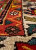 aalam pink and purple wool hand knotted Rug - CloseUp aalam pink and purple wool hand knotted Rug - CloseUp