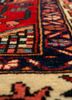 aalam red and orange wool hand knotted Rug - CloseUp aalam red and orange wool hand knotted Rug - CloseUp