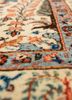 aalam ivory wool hand knotted Rug - CloseUp aalam ivory wool hand knotted Rug - CloseUp