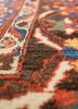 aalam red and orange wool hand knotted Rug - CloseUp aalam red and orange wool hand knotted Rug - CloseUp