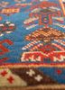 kiaan blue wool hand knotted Rug - CloseUp