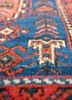 aalam blue wool hand knotted Rug - CloseUp aalam blue wool hand knotted Rug - CloseUp