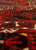 kiaan red and orange wool hand knotted Rug - CloseUp kiaan red and orange wool hand knotted Rug - CloseUp