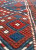 aalam blue wool hand knotted Rug - CloseUp aalam blue wool hand knotted Rug - CloseUp