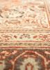 aalam red and orange wool hand knotted Rug - CloseUp aalam red and orange wool hand knotted Rug - CloseUp