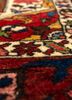 aalam red and orange wool hand knotted Rug - CloseUp aalam red and orange wool hand knotted Rug - CloseUp