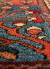 aalam blue wool hand knotted Rug - CloseUp aalam blue wool hand knotted Rug - CloseUp