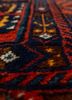 kiaan blue wool hand knotted Rug - CloseUp