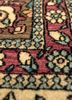 aalam blue wool hand knotted Rug - CloseUp