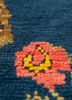 aalam blue wool hand knotted Rug - CloseUp aalam blue wool hand knotted Rug - CloseUp